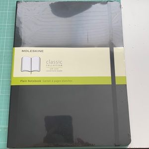 Moleskine plain notebook soft cover 7.25x9.75